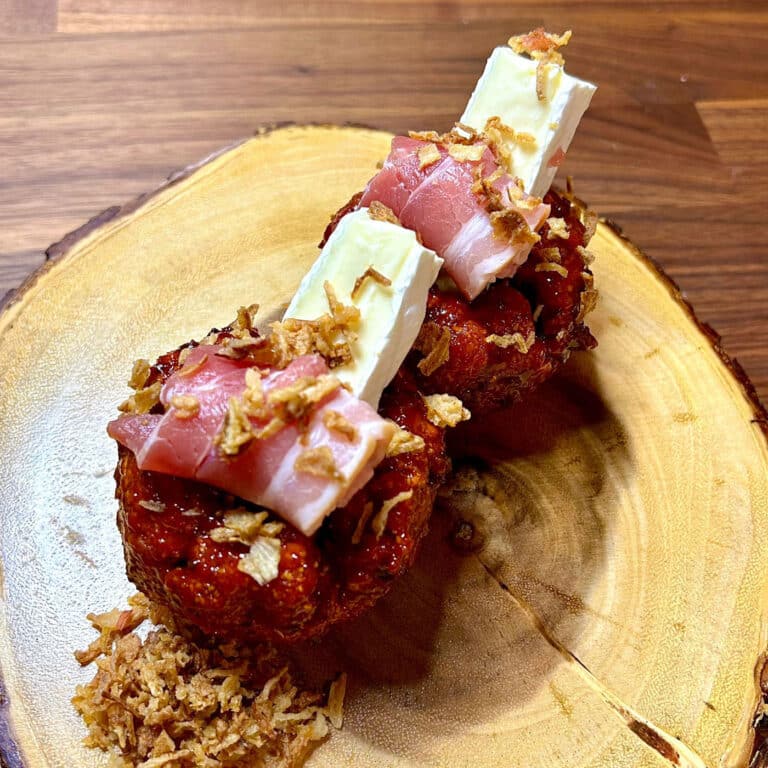 BBQ Maple Beef Truffles with Cheese & Bacon